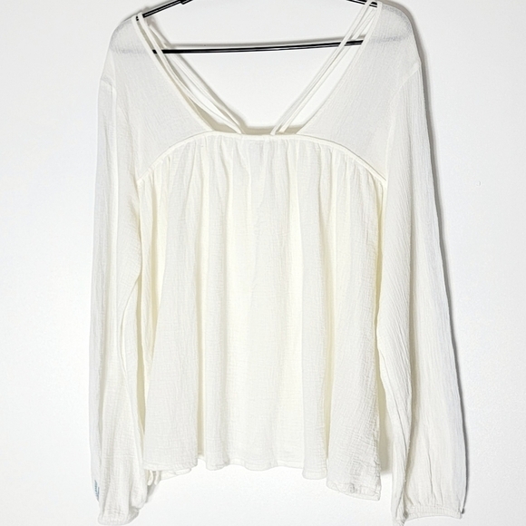 Shyanne 100% Cotton Embroidered Long Sleeves Women's Blouse Size S - Picture 8 of 9